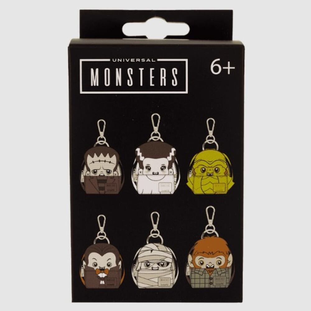 Loungefly Universal Monsters Cosplay Mystery Mini Backpack Keychain Charm